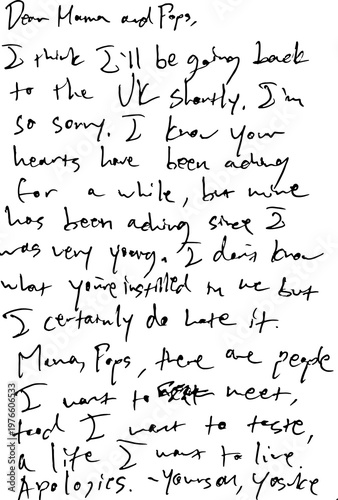 Cuadro en lienzo A handwritten note with Grunge texture appears on a background