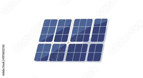 Solar panel array generating clean energy for sustainable power solutions and environmental conservation.