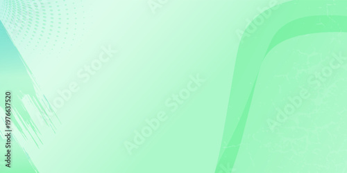 Soft Mint Green Abstract Background with Organic Waves and Halftone Pattern. vector desgn epa10