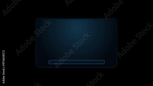 Futuristic AI Interface Typing Prompt to Generate Marketing Strategy