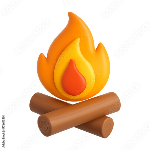 Traditional Brazilian Junina Campfire