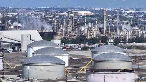 Wallpaper Mural Bird's Eye Aerial of the Torrance Refinery Refining Infrastructure Torontodigital.ca