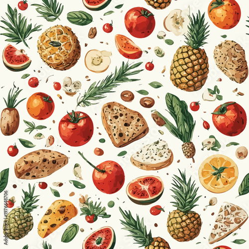 food pattern design very cool