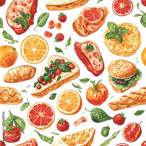 food pattern design very cool