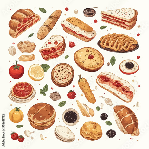 food pattern design very cool