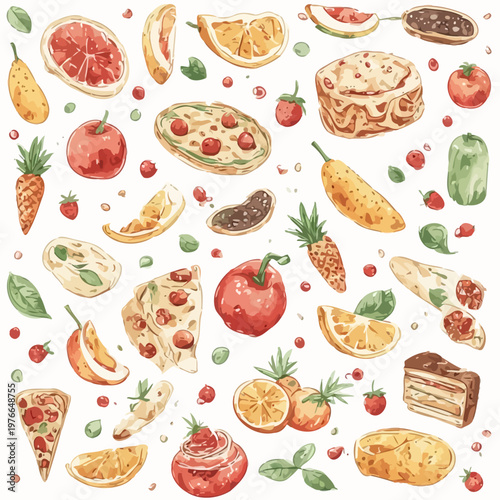 food pattern design very cool