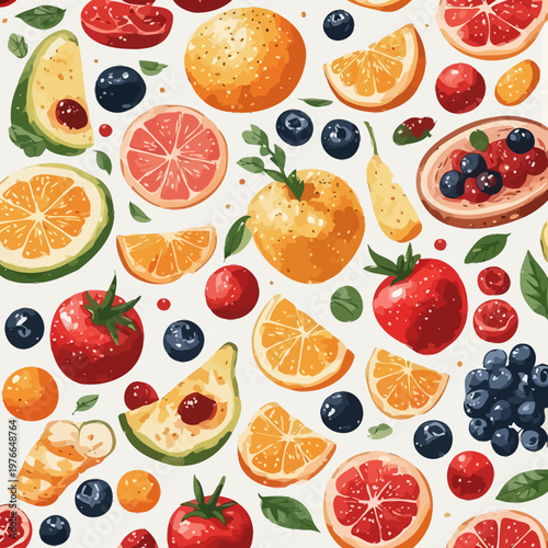 food pattern design very cool