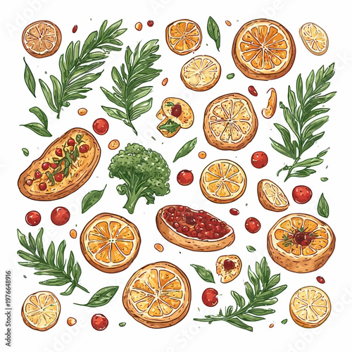 food pattern design very cool
