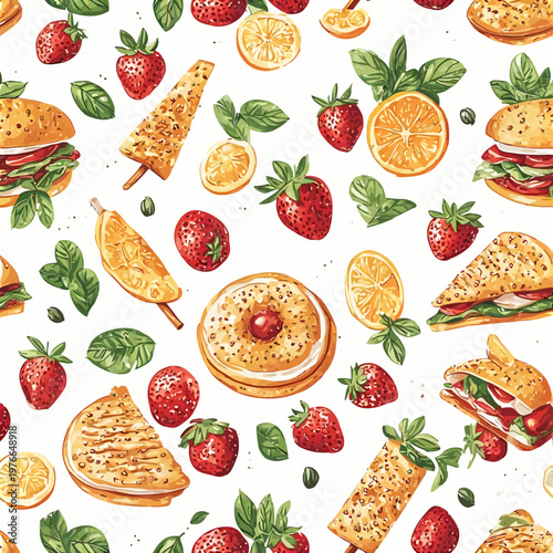 food pattern design very cool