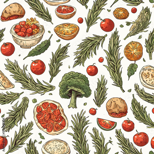 food pattern design very cool