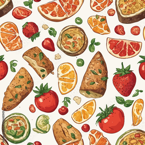food pattern design very cool