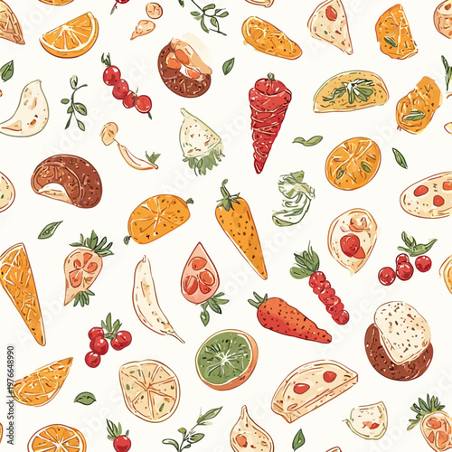 food pattern design very cool