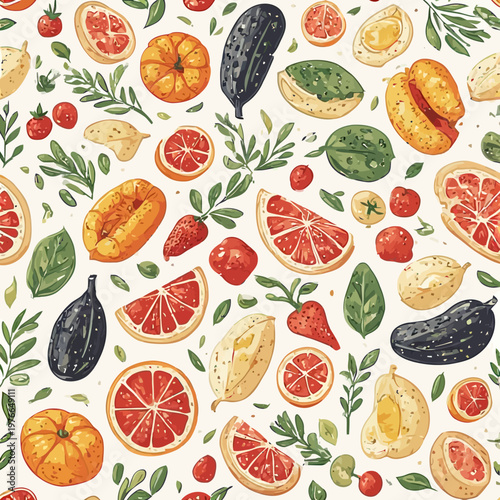 food pattern design very cool