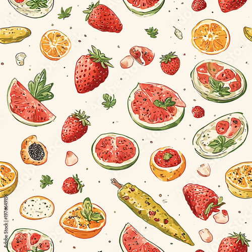 food pattern design very cool