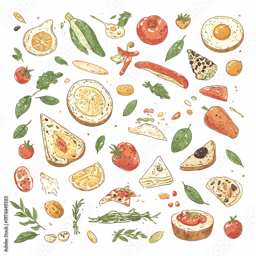 food pattern design very cool