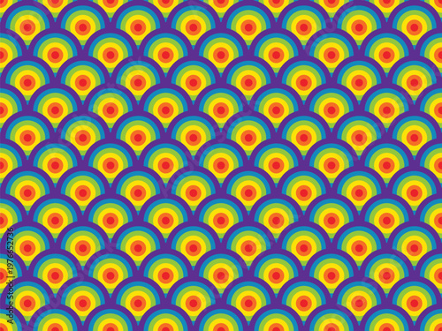 Design background rainbow unique colorful repeat