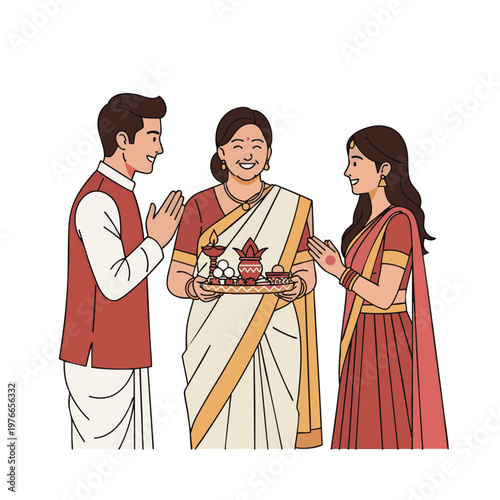 Family celebrates Jamai Sasthi with traditional rituals and gifts