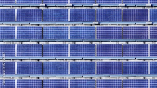 Wallpaper Mural Telephoto Aerial Detail of Torrance Solar Panel Rows Torontodigital.ca