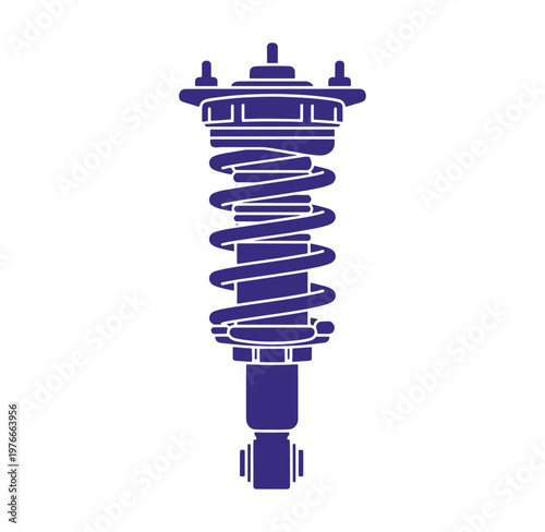 coil spring shock absorber car suspension system component