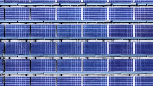 Wallpaper Mural Telephoto Aerial Detail of Torrance Solar Panel Pattern Torontodigital.ca