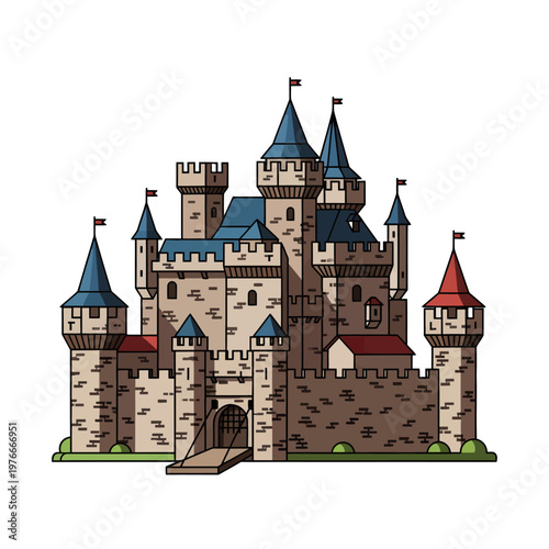 Celebrating Castile-La Mancha Day with a majestic medieval castle scene