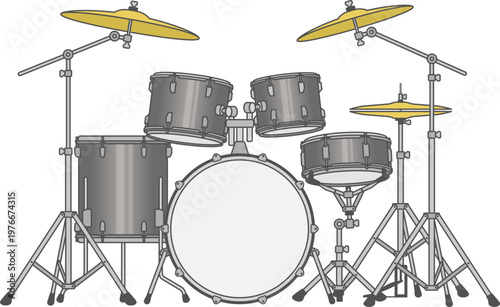 ドラムセットのアイコン