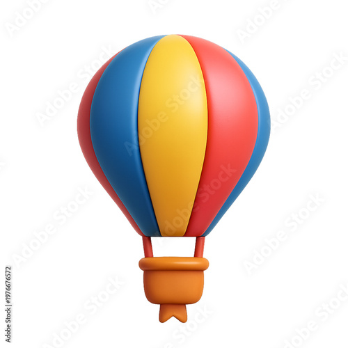 Hot-Air Balloon Icon — Festa Junina, Festive Balloon Ride