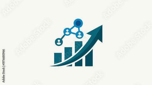 Business Growth and Networking Icon