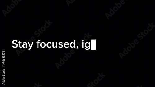 Stay Focused, Ignore the Noise | Success Mindset Animation