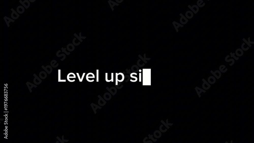 Level Up Silently | Success Growth Animation
