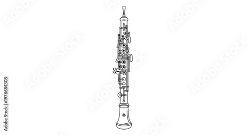 Clairinet instrument woodwind musical tool