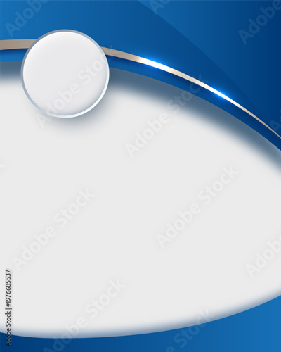 Abstract blue and white bac...