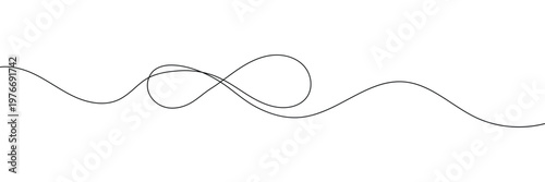 Infinity line art style icon vector. eternal love and limitless possibilities symbol. vector illustration. EPS 10 .