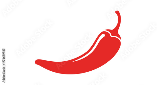 Red Chili Pepper Illustration.