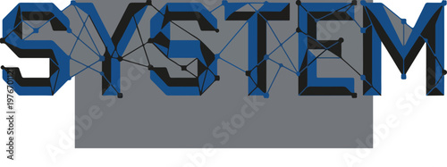 System Text on Grey Background.