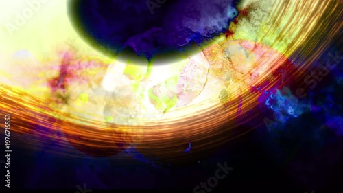 Abstract cosmic wormhole transporting through space time