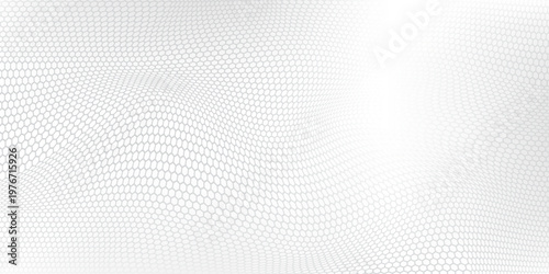 Mesh white painted old brick Wall panoramic background vector abstract