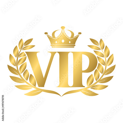 VIP Gold Icon, Luxury Business Member Badge Premium Exclusive Crown — transparent PNG