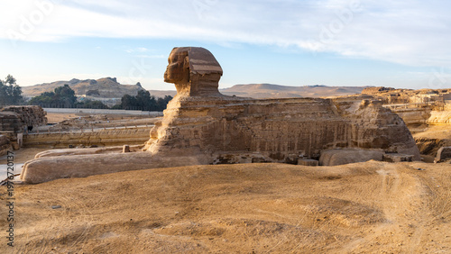 Great Sphinx of Giza (Side Panorama)