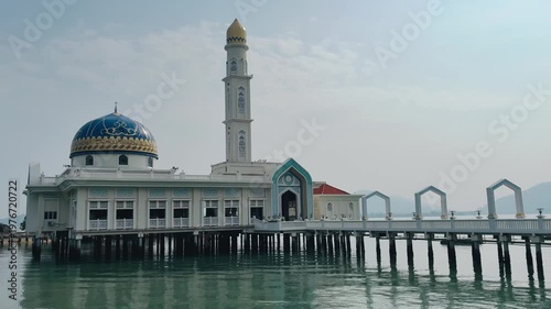  Masjid Al-Badr, floating mosque at Pangkor island, Perak, Malaysia