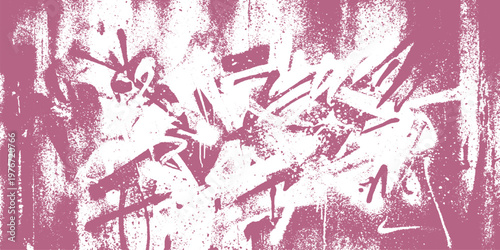 Dark pink graffiti spray paint texture on a white background abstract grunge background paint splatter street art brush stroke hint of color modern art artistic background urban art graffiti
