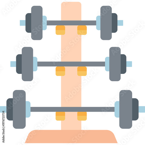 Dumbbell Set Vector