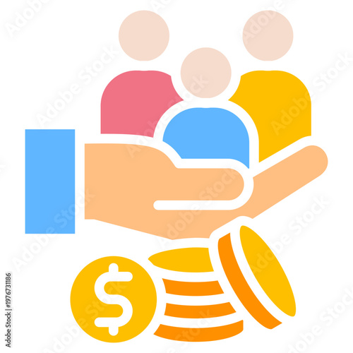 Salary Management colorful icon