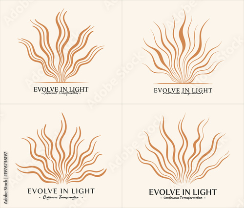 evolve in light, continuous transformation, sun rays, sunrise, sunburst, boho, bohemian, spiritual, yoga, meditation, mindfulness, growth, awakening, enlightenment, zen, peaceful, harmony, self care, 