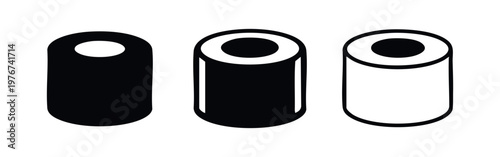 Door Hanger Vector Icon Set - Do Not Disturb Symbol