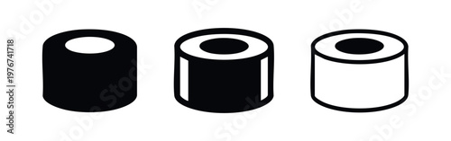 Door Hanger Vector Icon Set - Do Not Disturb Symbol