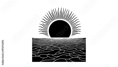 abstract background with a hole