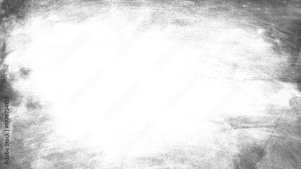 Obraz premium Grunge texture background, white dust, rough scratch, vintage surface, dirty abstract border frame, distressed noise design with copy space