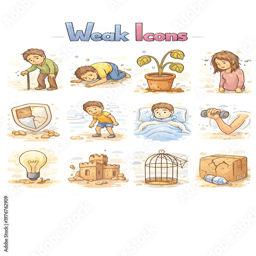 Weak Concept Illustration – Fatigue, Fragility and Low Strength Condition