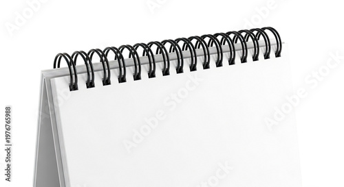 Blank Spiral Bound Desk Calendar